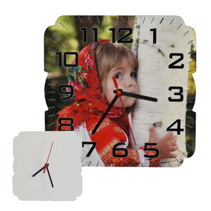 картинка Часы МДФ квадратные, 20x20 см от Копицентра Прайм